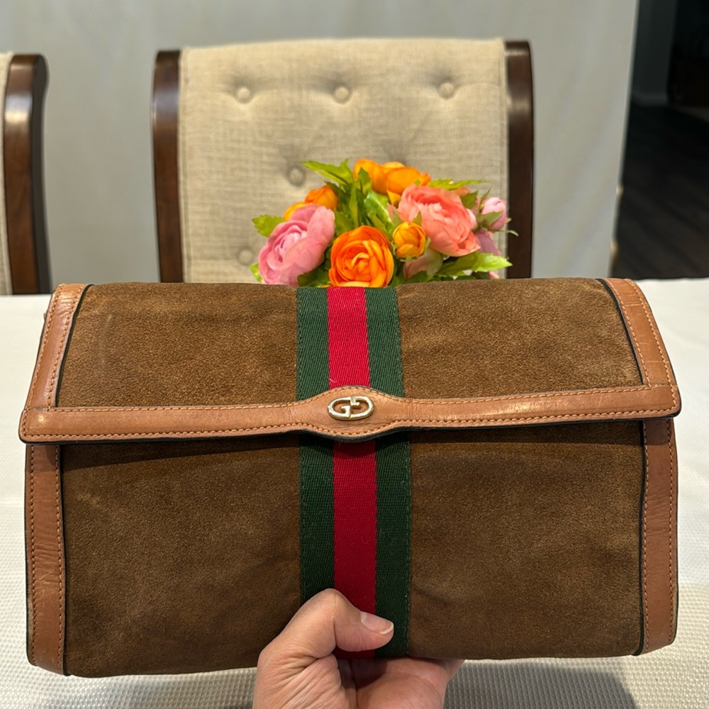 Authentic Gucci vintage clutch bag